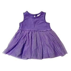 Hanna Andersson Tulle Tank Dress Size 3-6m